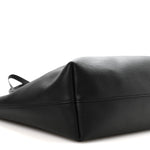 Calfskin Large Shopping Tote Black