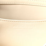Nappa Intrecciato Knot Lock Top Handle Crossbody Bag Sea Salt