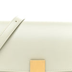 Box Calfskin Medium Classic Box Flap Bag Vert D'eau