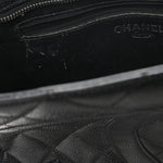 Caviar Quilted Medallion Tote Black