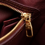 Ostrich Lizard Majestueux Tote MM Bordeaux
