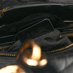 Patent Cannage Mini Lady Dior Black