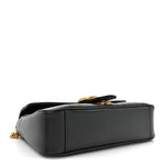 Calfskin Matelasse Small GG Marmont Shoulder Bag Black
