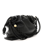 Mellow Nappa Large Donut Chain Flamenco Black