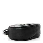 Sakai Be Green Calfskin Diagonal Stitched Mini Blondie Shoulder Bag Craclet Brown