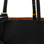 Grained Calfskin Mini Himmel Shopper Tote Black