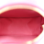 Caviar Quilted Gripoix CC Round Clutch With Chain Pink