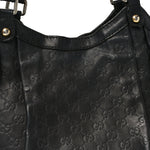 Guccissima Medium Sukey Tote Black