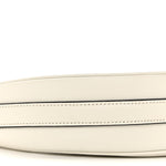 Soft Calfskin Arque Shoulder Bag White