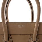 Drummed Calfskin Mini Luggage Dune