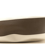 Canvas Calfskin August Hobo Cream