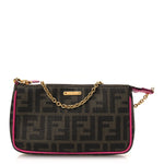 Zucca Spalmati Vitello Elite Pochette Tobacco Ciclamino