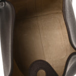 Grained Calfskin Micro Bale Bag Dark Chocolate Licorice