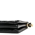 Lambskin Embossed Monogram Coussin PM Black