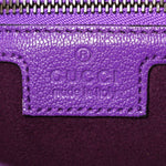 Goatskin Medium Aphrodite Shoulder Bag Shine Purple