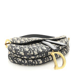 Oblique Saddle Bag Blue
