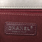 Calfskin Double Stitch New Medium Boy Flap Grey