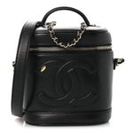 Lambskin Timeless Vanity Cosmetic Case Black
