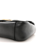 Calfskin Matelasse Mini GG Marmont Shoulder Bag Black
