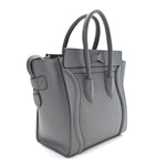 Baby Drummed Calfskin Micro Luggage Kohl