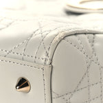 Lambskin Cannage Medium Lady Dior Grey