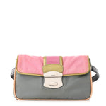 Nylon Vernice Belt Bag Pink Gray