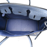 Matte Porosus Crocodile Birkin 30 Bleu Brighton