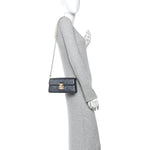 Metallic Empreinte Metis Wallet On Chain Navy Nacre