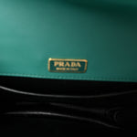 Antic Soft Saffiano Lions Head Cahier Shoulder Bag Assenzio Black