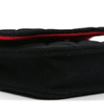 Jersey Quilted Micro Mini Flap Black