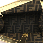 Shiny Nappa Small Fendi First Caramello