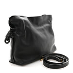 Nappa Medium Flamenco Knot Bag Black