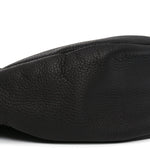 Grained Calfskin Small Slouchy Banana Bag Dark Brown