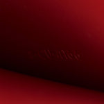 Shiny Smooth Calfskin Medium Frame Shoulder Bag Red Navy