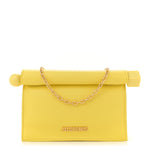 Smooth Calfskin La Petite Pochette Rond Carre Yellow