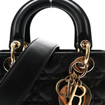 Lambskin Cannage Small My ABCDior Lady Dior Black