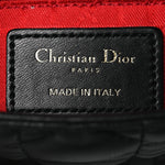 Lambskin Cannage Mini Lady Dior Black