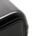 Aged Calfskin Quilted Large Gabrielle Hobo Black
