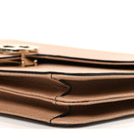 Dollar Calfskin Interlocking G Shoulder Bag Camelia