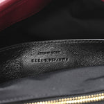 Lambskin Matelasse Monogram Large Jamie 4.3 New Dark Bordeaux