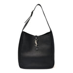 Supple Calfskin Large Le 5 A 7 Soft Hobo Black