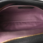 Grained Calfskin Medusa Camera Bag Black