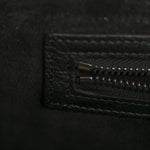 Drummed Calfskin Micro Luggage Black