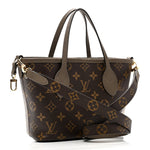Monogram Neverfull Inside Out Bandouliere BB Dark Fango