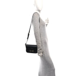 Arabella Calfskin Horsebit 1955 Shoulder Bag  Black