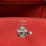 Taurillon Clemence Mini Lindy 20 Rouge Radieux