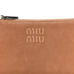Nappa Aviator Mini Flat Pouch Rovere