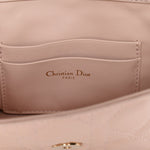 Lambskin Cannage Dior Talk Phone Pouch Rose Poudre