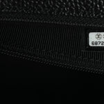 Caviar Quilted Jumbo Kelly Flap Black