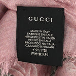 Modal Silk GG Monogram Big Arabesque Shawl Beige Pink